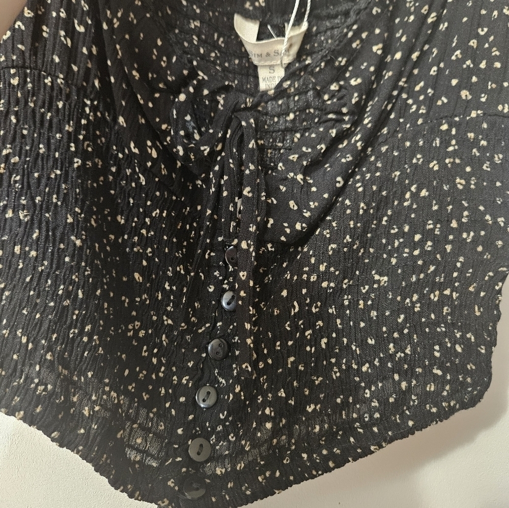 NWT! Sim And Sam Cropped Tank Top! - Picture 7 of 7